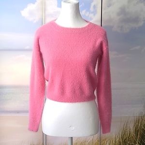 Pink Cashmere Crop Top